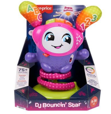 Fisher-Price DJ Bouncin Star musical toy - British product
