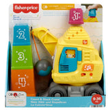 Fisher-Price Count & Stack Crane push-along toy, UK version