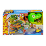 Hot Wheels T-Rex Blaze Battle toy playset, imported from the UK