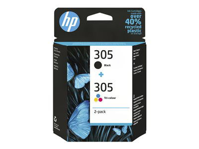 ASDA HP 305 Black and Colour Ink Cartridges Pack of 2- Buy online at McGrocer