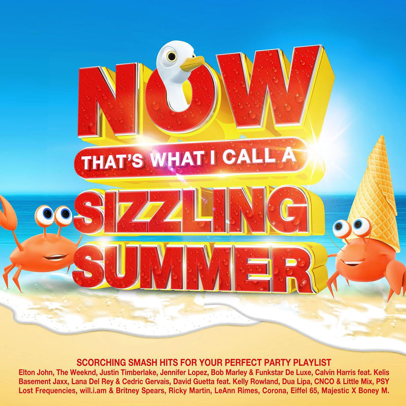 NOW CD compilation Sizzling Summer, imported from the UK