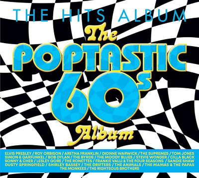 Poptastic 60s Album 3CD set of 75 pop hits, imported from the UK
