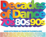 Various Artists Decades of Dance 70s 80s 90s CD compilation, UK version