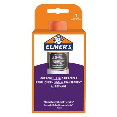Elmer's disappearing purple glue stick 22g - British product