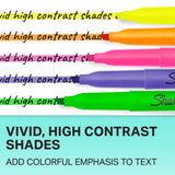 Sharpie Pocket Highlighters 12 pack assorted chisel tip (British brand)