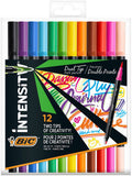 Bic Intensity Dual Tip Markers pack of 12 - British product