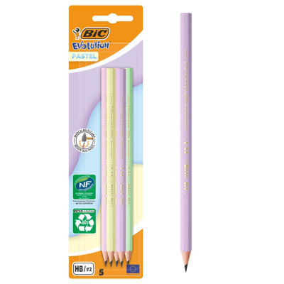 Bic pastel graphite pencils 5 pack, UK version