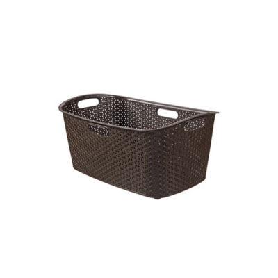 Curver storage basket dark grey 47 litre, imported from the UK