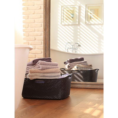 Curver storage basket dark grey 47 litre, imported from the UK
