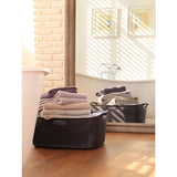 Curver storage basket dark grey 47 litre, imported from the UK