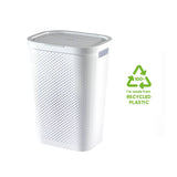 Curver Infinity laundry hamper white 60L, UK version