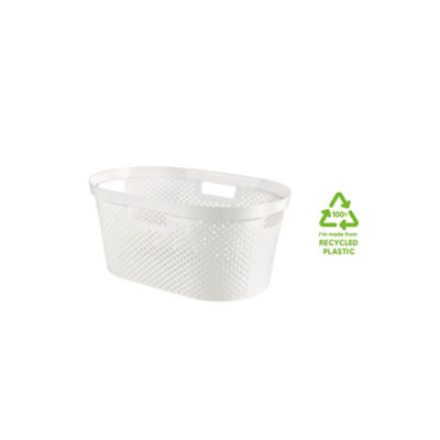 Curver Infinity laundry basket white (British brand)