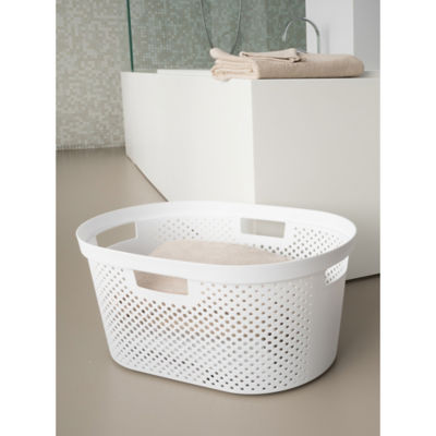 Curver Infinity laundry basket white (British brand)