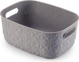 Curver Chalk White Softex 45L laundry basket, imported from the UK