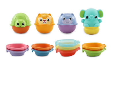 VTech Stack and Splash Bathtime Boats bath toy for babies - British product