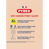 Pyrex square storage dish 2L, UK version
