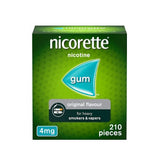 Nicorette 4 mg tyggegummi med originalsmak, nikotinerstatningstyggegummi, 210 stk.
