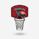ASDA Decathlon Kids'/Adult Mini Basketball Hoop SK100 Dunkers Basketball Hoop Set - Red/Silver- Buy online at McGrocer