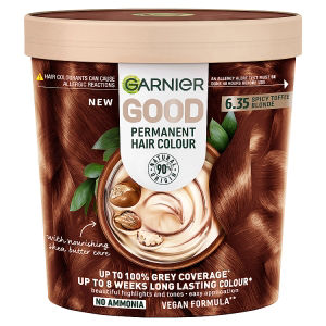Garnier GOOD Spicy Toffee Blonde hair dye, imported from the UK