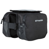ASDA Decathlon 520 Double Bike Frame Bag 2L - Black- Buy online at McGrocer