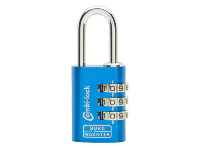 Sterling 30mm brass combination padlock (British brand)