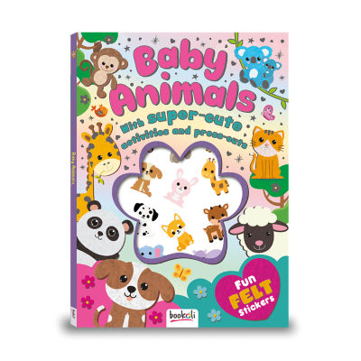 Bookoli puffy stickers felt assortment, UK version