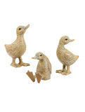 George Home duckling ornaments 3 pack assorted poses - British product