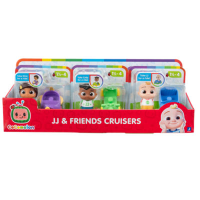 CoComelon JJ and Friends Cruisers assortment 2.5 inch figure, imported from the UK