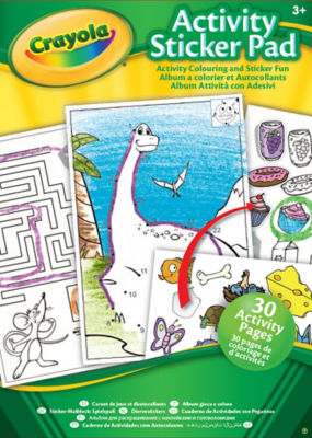 Crayola Animal Activity Sticker Pad 30 Pages - British product