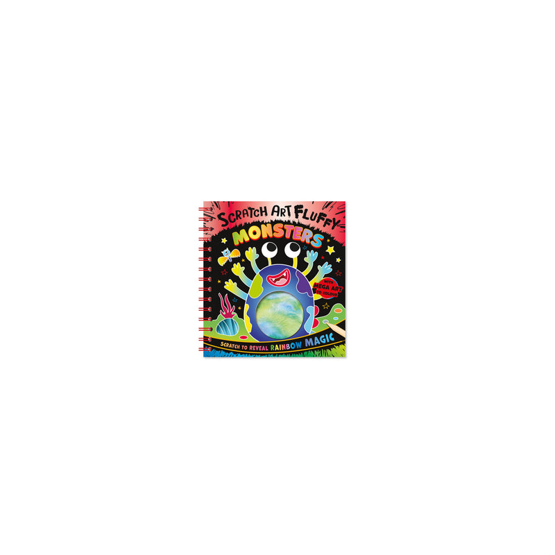 Curious Universe Scratch Art Friends activity book - British product