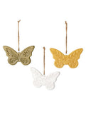 George Home butterfly hanging decor 3 pack 15cm - British product