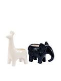 George Home giraffe and elephant holders, decorative home accents (British brand)
