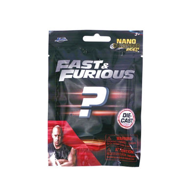 Jada Toys Fast & Furious Nano Fahrzeug-Überraschungstüte Sortiment Die-Cast Sammlertoy