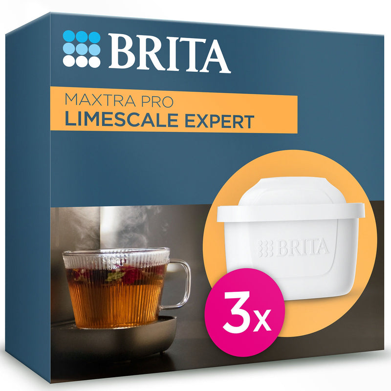 Brita MAXTRA PRO Limescale Expert water filter cartridge 3 pack - British product