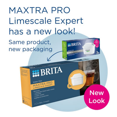Brita MAXTRA PRO Limescale Expert Filter Cartridge 6 Pack - British product