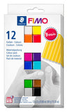 FIMO Soft Basic Colours Set Polymer Clay 300g (British brand)