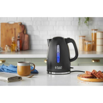 Russell Hobbs Textures Plus kettle black 1.7L (British brand)