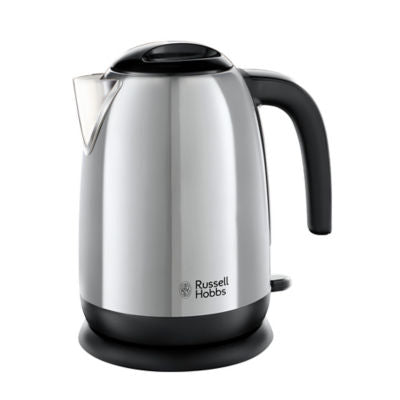 Russell Hobbs Silver Adventure electric kettle 1.7L, imported from the UK