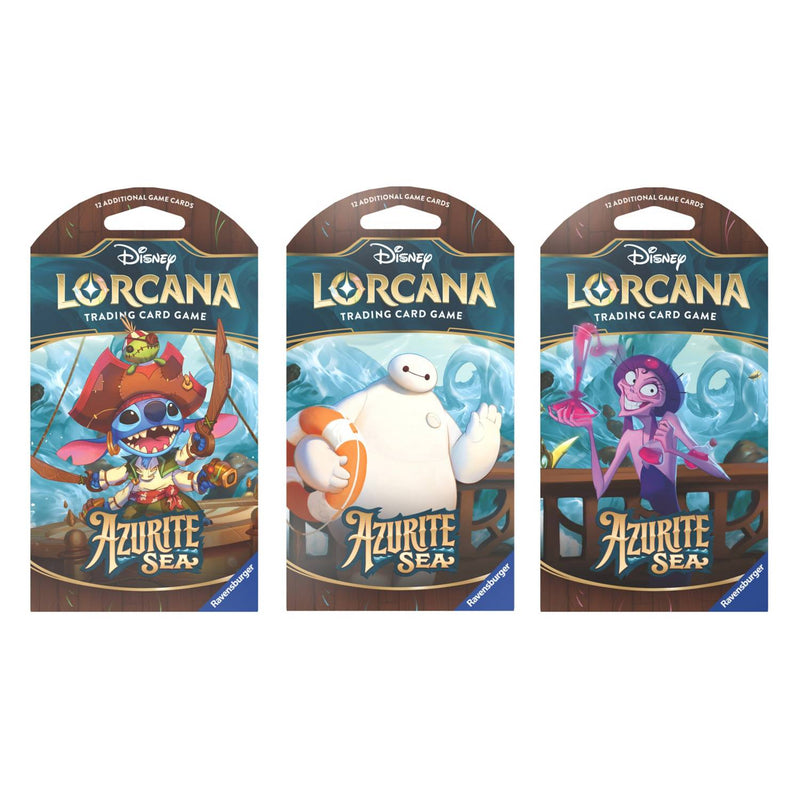 Ravensburger Disney Lorcana trading card game 3-pack, UK version