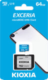 Kioxia MicroSD Card with adapter 64GB, UK version