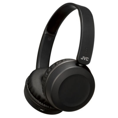 JVC on-ear Bluetooth headphones in black, UK version