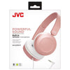 JVC S31M Pink headphones, UK version