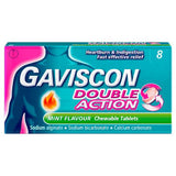 Gaviscon Double Action chewable tablets mint flavour 8, UK version