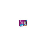 Whiskas senior fish flavour wet cat food pouches 12 x 85g (British brand)