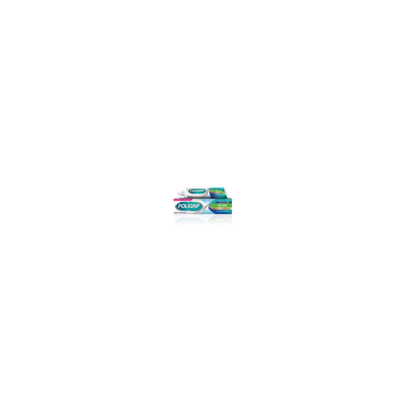 Poligrip Ultra denture fixative cream mint 40g, imported from the UK