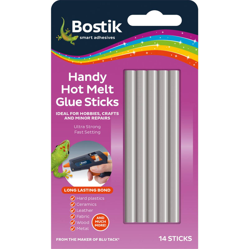 Bostik glue sticks for Handy Hot Melt Glue Gun, imported from the UK