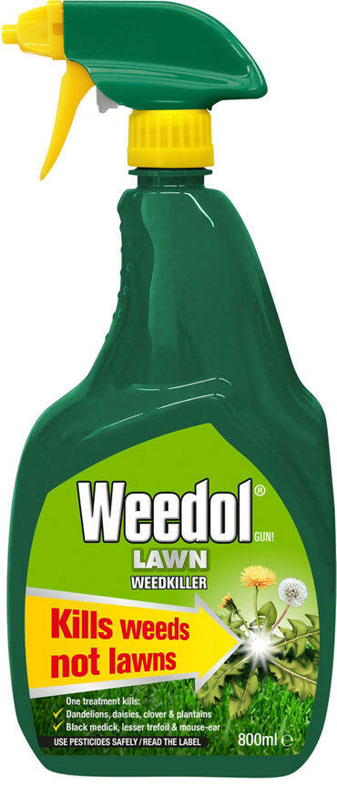 Weedol Lawn Weedkiller Ready To Use Spray - 800Ml GOODS ASDA