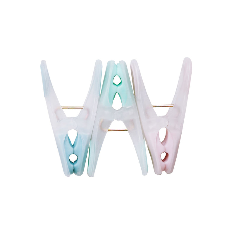 Addis soft grip pegs 24-pack mixed colours - British product