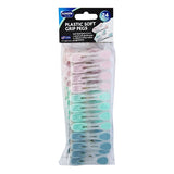 Addis soft grip pegs 24-pack mixed colours - British product