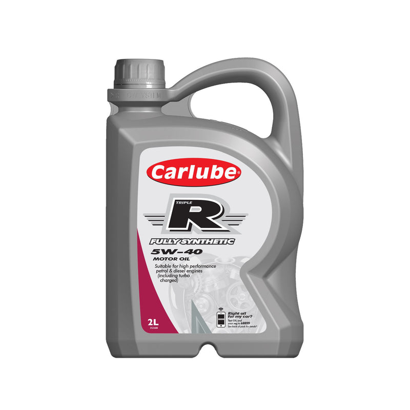 Carlube Triple R motor oil 5W-40 2L - British product